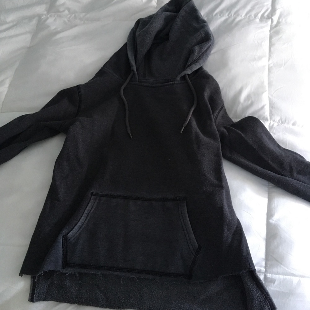 Distressed sweatshirt